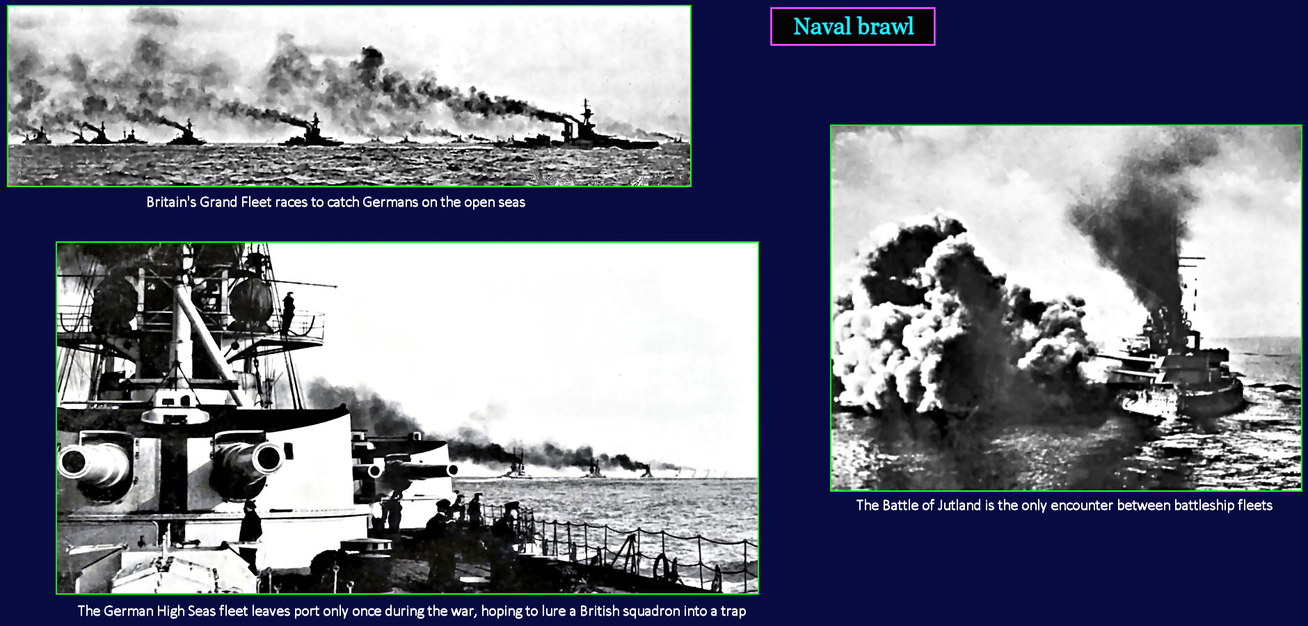 Battlefleets collide at Jutland, 1916